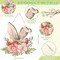 Juexica Easter Door Sign Bunny Ear Hanging Door Decor Easter Flower Wooden Sign Wall Hanging Decorations for Front Door Wood Porch Decor Wall Pediments